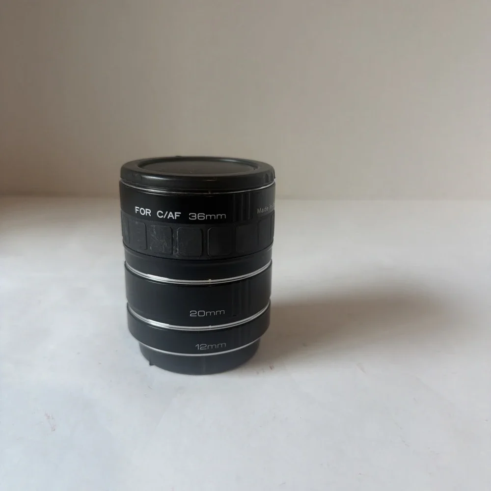 KENKO Auto Extension Tube Set 3 Rings for Canon EOS Lenses — TESTED WORKING✅✅